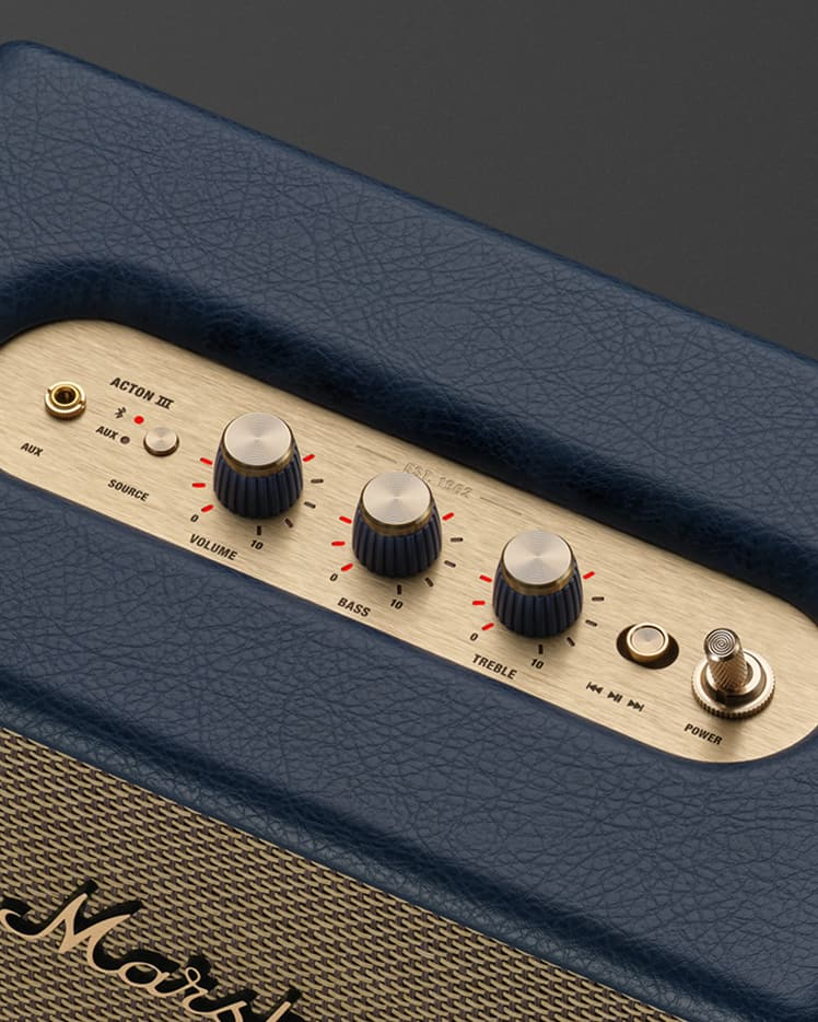 Marshall Acton III Bluetooth Home Speaker — Midnight Blue - Image 2