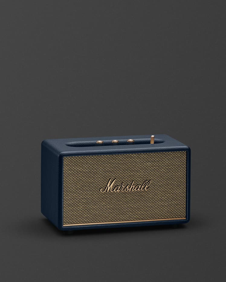 Marshall Acton III Bluetooth Home Speaker — Midnight Blue